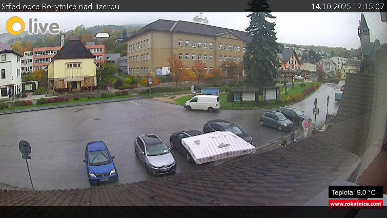 Město Rokytnice nad Jizerou - Střed obce Rokytnice nad Jizerou - 14.10.2025 v 17:15 Město Rokytnice nad Jizerou - Střed obce Rokytnice nad Jizerou - 14.10.2025 v 17:15