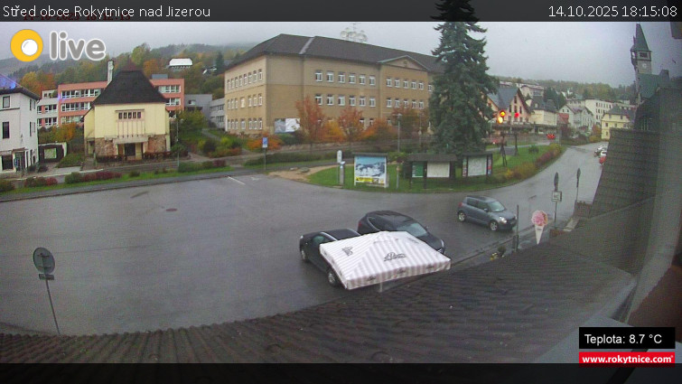 Město Rokytnice nad Jizerou - Střed obce Rokytnice nad Jizerou - 14.10.2025 v 18:15 Město Rokytnice nad Jizerou - Střed obce Rokytnice nad Jizerou - 14.10.2025 v 18:15