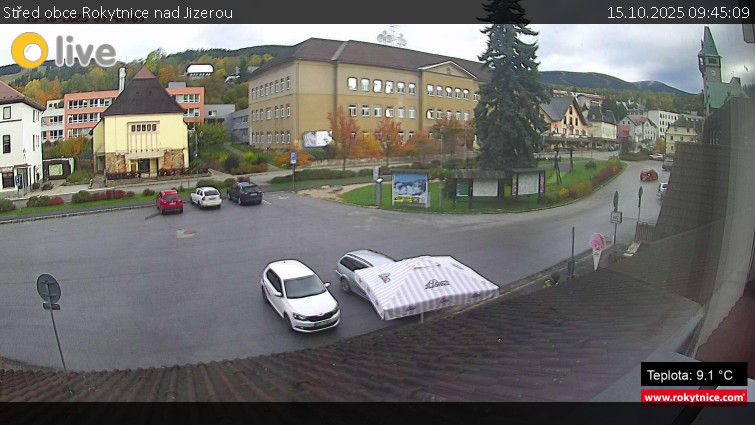 Město Rokytnice nad Jizerou - Střed obce Rokytnice nad Jizerou - 15.10.2025 v 09:45 Město Rokytnice nad Jizerou - Střed obce Rokytnice nad Jizerou - 15.10.2025 v 09:45