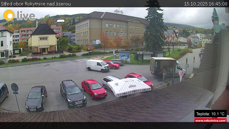 Město Rokytnice nad Jizerou - Střed obce Rokytnice nad Jizerou - 15.10.2025 v 16:45 Město Rokytnice nad Jizerou - Střed obce Rokytnice nad Jizerou - 15.10.2025 v 16:45