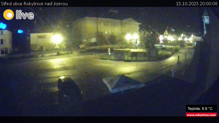 Město Rokytnice nad Jizerou - Střed obce Rokytnice nad Jizerou - 15.10.2025 v 20:00 Město Rokytnice nad Jizerou - Střed obce Rokytnice nad Jizerou - 15.10.2025 v 20:00