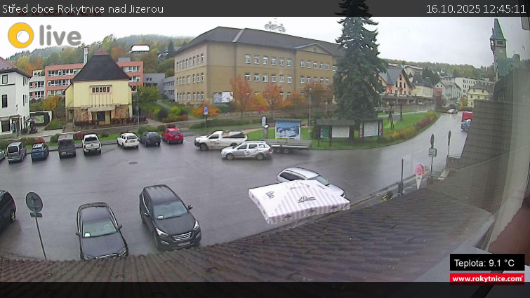 Město Rokytnice nad Jizerou - Střed obce Rokytnice nad Jizerou - 16.10.2025 v 12:45 Město Rokytnice nad Jizerou - Střed obce Rokytnice nad Jizerou - 16.10.2025 v 12:45