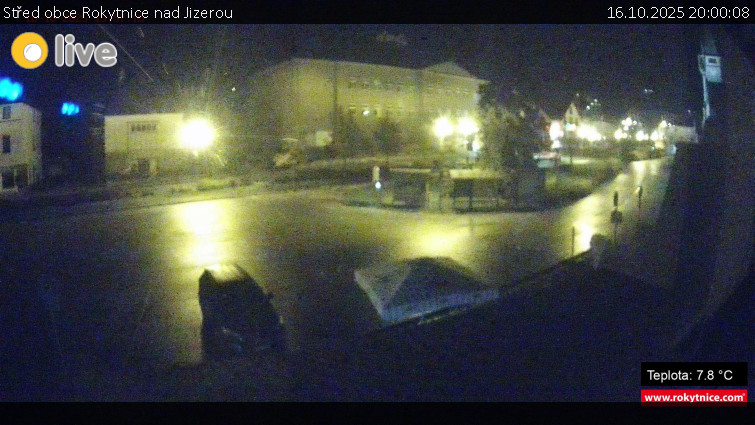 Město Rokytnice nad Jizerou - Střed obce Rokytnice nad Jizerou - 16.10.2025 v 20:00 Město Rokytnice nad Jizerou - Střed obce Rokytnice nad Jizerou - 16.10.2025 v 20:00