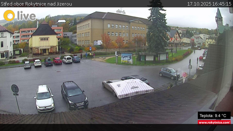 Město Rokytnice nad Jizerou - Střed obce Rokytnice nad Jizerou - 17.10.2025 v 16:45 Město Rokytnice nad Jizerou - Střed obce Rokytnice nad Jizerou - 17.10.2025 v 16:45