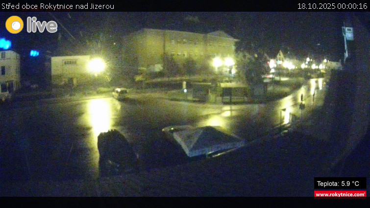 Město Rokytnice nad Jizerou - Střed obce Rokytnice nad Jizerou - 18.10.2025 v 00:00 Město Rokytnice nad Jizerou - Střed obce Rokytnice nad Jizerou - 18.10.2025 v 00:00