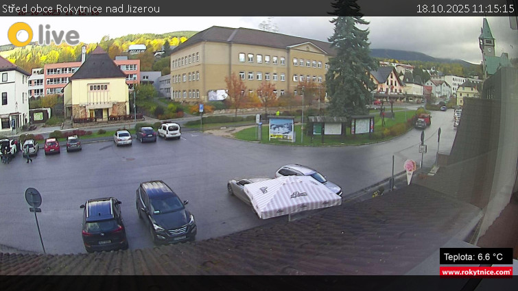 Město Rokytnice nad Jizerou - Střed obce Rokytnice nad Jizerou - 18.10.2025 v 11:15 Město Rokytnice nad Jizerou - Střed obce Rokytnice nad Jizerou - 18.10.2025 v 11:15