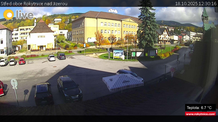 Město Rokytnice nad Jizerou - Střed obce Rokytnice nad Jizerou - 18.10.2025 v 12:30 Město Rokytnice nad Jizerou - Střed obce Rokytnice nad Jizerou - 18.10.2025 v 12:30