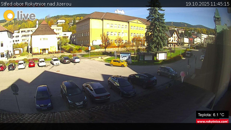 Město Rokytnice nad Jizerou - Střed obce Rokytnice nad Jizerou - 19.10.2025 v 11:45 Město Rokytnice nad Jizerou - Střed obce Rokytnice nad Jizerou - 19.10.2025 v 11:45