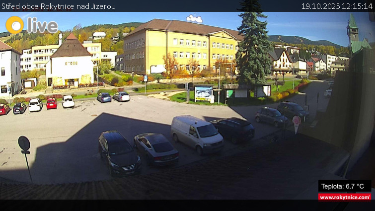 Město Rokytnice nad Jizerou - Střed obce Rokytnice nad Jizerou - 19.10.2025 v 12:15 Město Rokytnice nad Jizerou - Střed obce Rokytnice nad Jizerou - 19.10.2025 v 12:15
