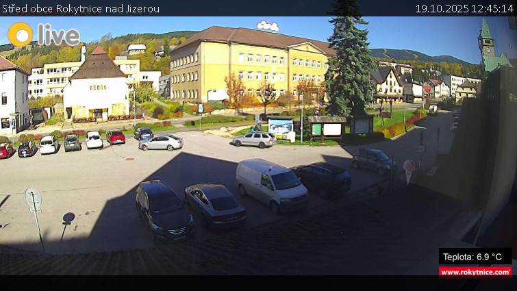 Město Rokytnice nad Jizerou - Střed obce Rokytnice nad Jizerou - 19.10.2025 v 12:45 Město Rokytnice nad Jizerou - Střed obce Rokytnice nad Jizerou - 19.10.2025 v 12:45
