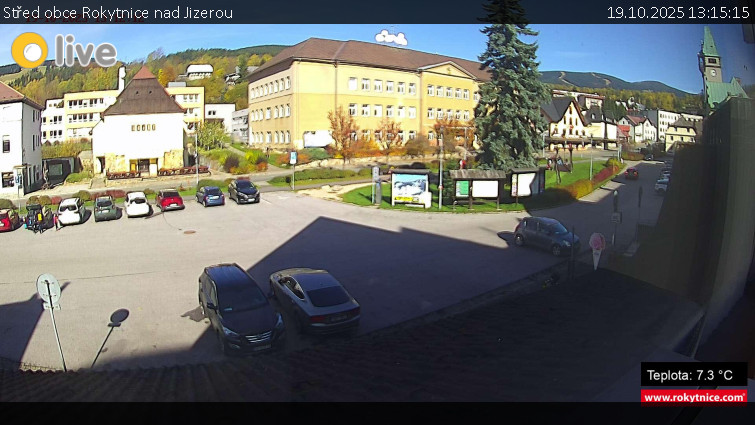 Město Rokytnice nad Jizerou - Střed obce Rokytnice nad Jizerou - 19.10.2025 v 13:15 Město Rokytnice nad Jizerou - Střed obce Rokytnice nad Jizerou - 19.10.2025 v 13:15