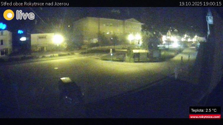 Město Rokytnice nad Jizerou - Střed obce Rokytnice nad Jizerou - 19.10.2025 v 19:00 Město Rokytnice nad Jizerou - Střed obce Rokytnice nad Jizerou - 19.10.2025 v 19:00