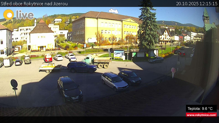 Město Rokytnice nad Jizerou - Střed obce Rokytnice nad Jizerou - 20.10.2025 v 12:15 Město Rokytnice nad Jizerou - Střed obce Rokytnice nad Jizerou - 20.10.2025 v 12:15