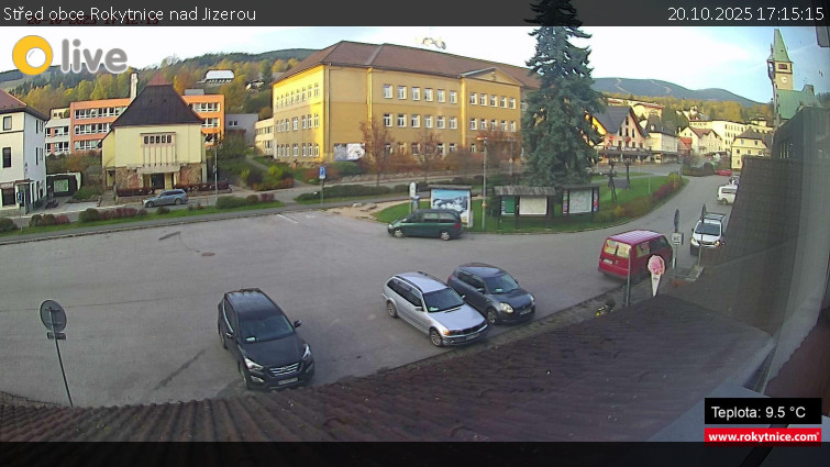 Město Rokytnice nad Jizerou - Střed obce Rokytnice nad Jizerou - 20.10.2025 v 17:15 Město Rokytnice nad Jizerou - Střed obce Rokytnice nad Jizerou - 20.10.2025 v 17:15
