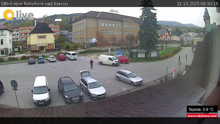 Město Rokytnice nad Jizerou - Střed obce Rokytnice nad Jizerou - 21.10.2025 v 08:30 Město Rokytnice nad Jizerou - Střed obce Rokytnice nad Jizerou - 21.10.2025 v 08:30