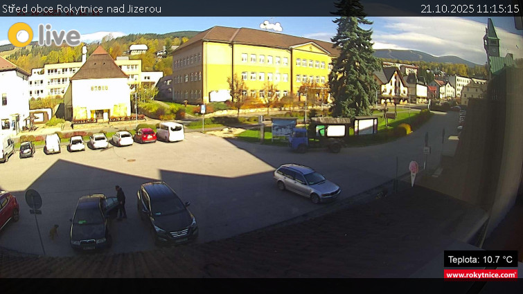 Město Rokytnice nad Jizerou - Střed obce Rokytnice nad Jizerou - 21.10.2025 v 11:15 Město Rokytnice nad Jizerou - Střed obce Rokytnice nad Jizerou - 21.10.2025 v 11:15