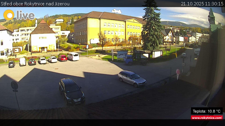 Město Rokytnice nad Jizerou - Střed obce Rokytnice nad Jizerou - 21.10.2025 v 11:30 Město Rokytnice nad Jizerou - Střed obce Rokytnice nad Jizerou - 21.10.2025 v 11:30