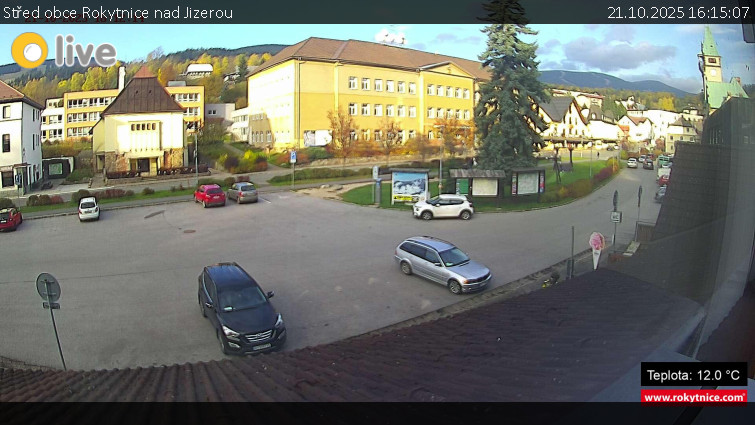 Město Rokytnice nad Jizerou - Střed obce Rokytnice nad Jizerou - 21.10.2025 v 16:15 Město Rokytnice nad Jizerou - Střed obce Rokytnice nad Jizerou - 21.10.2025 v 16:15