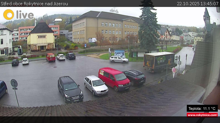 Město Rokytnice nad Jizerou - Střed obce Rokytnice nad Jizerou - 22.10.2025 v 13:45 Město Rokytnice nad Jizerou - Střed obce Rokytnice nad Jizerou - 22.10.2025 v 13:45
