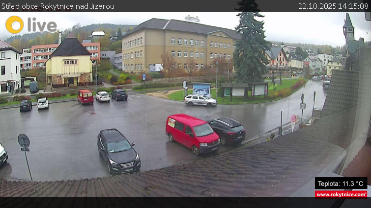 Město Rokytnice nad Jizerou - Střed obce Rokytnice nad Jizerou - 22.10.2025 v 14:15 Město Rokytnice nad Jizerou - Střed obce Rokytnice nad Jizerou - 22.10.2025 v 14:15