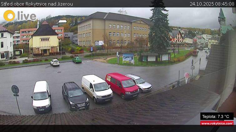 Město Rokytnice nad Jizerou - Střed obce Rokytnice nad Jizerou - 24.10.2025 v 08:45 Město Rokytnice nad Jizerou - Střed obce Rokytnice nad Jizerou - 24.10.2025 v 08:45