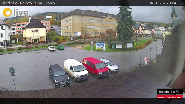 Město Rokytnice nad Jizerou - Střed obce Rokytnice nad Jizerou - 24.10.2025 v 09:45 Město Rokytnice nad Jizerou - Střed obce Rokytnice nad Jizerou - 24.10.2025 v 09:45