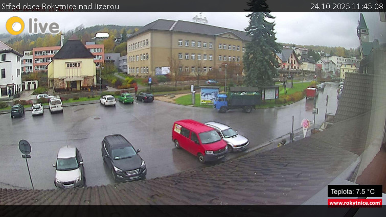 Město Rokytnice nad Jizerou - Střed obce Rokytnice nad Jizerou - 24.10.2025 v 11:45 Město Rokytnice nad Jizerou - Střed obce Rokytnice nad Jizerou - 24.10.2025 v 11:45