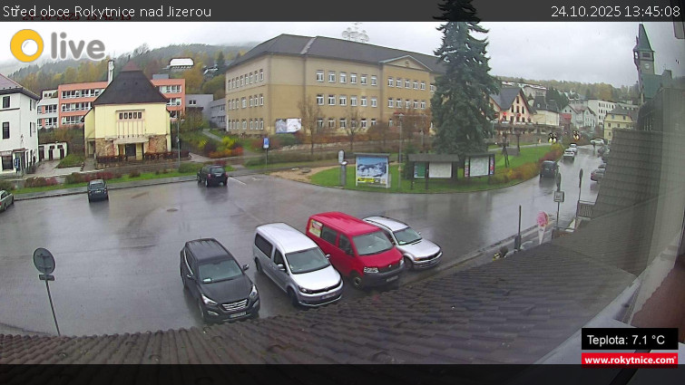 Město Rokytnice nad Jizerou - Střed obce Rokytnice nad Jizerou - 24.10.2025 v 13:45 Město Rokytnice nad Jizerou - Střed obce Rokytnice nad Jizerou - 24.10.2025 v 13:45