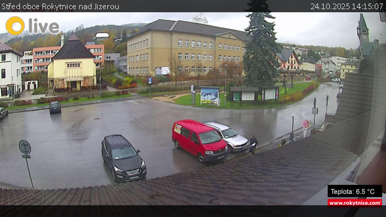 Město Rokytnice nad Jizerou - Střed obce Rokytnice nad Jizerou - 24.10.2025 v 14:15 Město Rokytnice nad Jizerou - Střed obce Rokytnice nad Jizerou - 24.10.2025 v 14:15