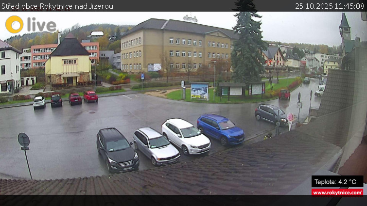 Město Rokytnice nad Jizerou - Střed obce Rokytnice nad Jizerou - 25.10.2025 v 11:45 Město Rokytnice nad Jizerou - Střed obce Rokytnice nad Jizerou - 25.10.2025 v 11:45