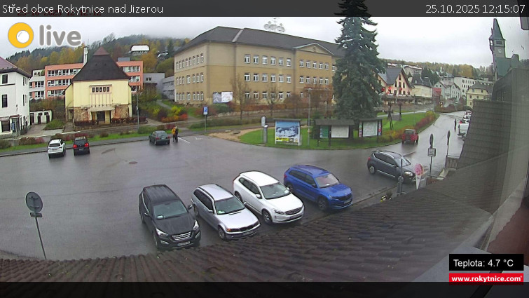 Město Rokytnice nad Jizerou - Střed obce Rokytnice nad Jizerou - 25.10.2025 v 12:15 Město Rokytnice nad Jizerou - Střed obce Rokytnice nad Jizerou - 25.10.2025 v 12:15