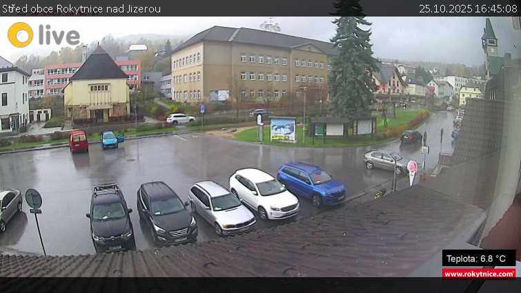 Město Rokytnice nad Jizerou - Střed obce Rokytnice nad Jizerou - 25.10.2025 v 16:45 Město Rokytnice nad Jizerou - Střed obce Rokytnice nad Jizerou - 25.10.2025 v 16:45