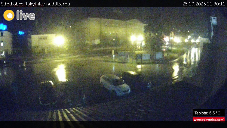 Město Rokytnice nad Jizerou - Střed obce Rokytnice nad Jizerou - 25.10.2025 v 21:30 Město Rokytnice nad Jizerou - Střed obce Rokytnice nad Jizerou - 25.10.2025 v 21:30