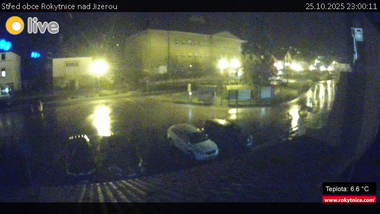 Město Rokytnice nad Jizerou - Střed obce Rokytnice nad Jizerou - 25.10.2025 v 23:00 Město Rokytnice nad Jizerou - Střed obce Rokytnice nad Jizerou - 25.10.2025 v 23:00