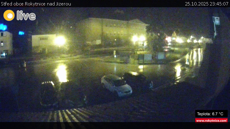 Město Rokytnice nad Jizerou - Střed obce Rokytnice nad Jizerou - 25.10.2025 v 23:45 Město Rokytnice nad Jizerou - Střed obce Rokytnice nad Jizerou - 25.10.2025 v 23:45