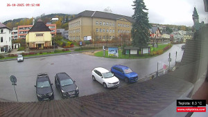 Město Rokytnice nad Jizerou - Střed obce Rokytnice nad Jizerou - 26.10.2025 v 08:15 Město Rokytnice nad Jizerou - Střed obce Rokytnice nad Jizerou - 26.10.2025 v 08:15