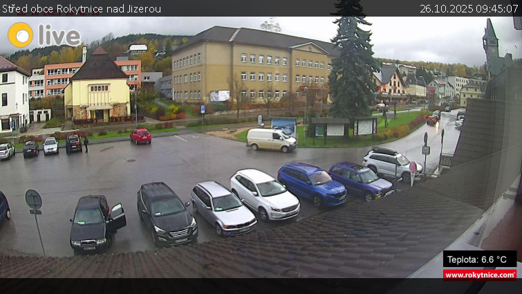 Město Rokytnice nad Jizerou - Střed obce Rokytnice nad Jizerou - 26.10.2025 v 09:45 Město Rokytnice nad Jizerou - Střed obce Rokytnice nad Jizerou - 26.10.2025 v 09:45