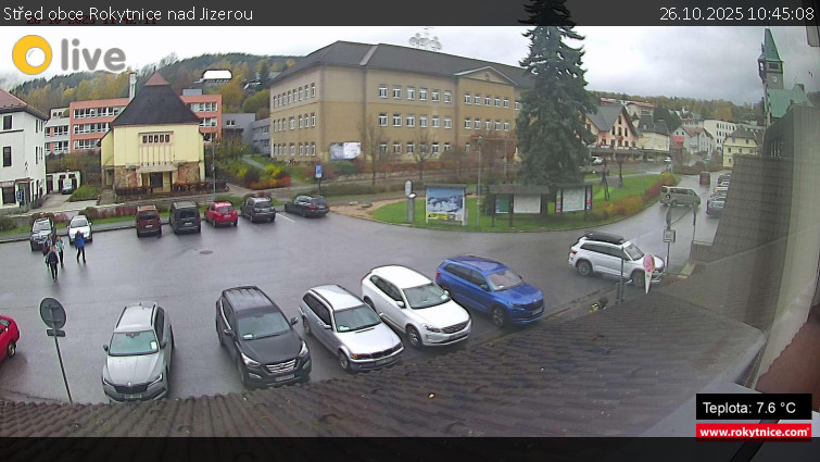 Město Rokytnice nad Jizerou - Střed obce Rokytnice nad Jizerou - 26.10.2025 v 10:45 Město Rokytnice nad Jizerou - Střed obce Rokytnice nad Jizerou - 26.10.2025 v 10:45