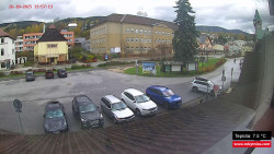 Střed obce Rokytnice nad Jizerou