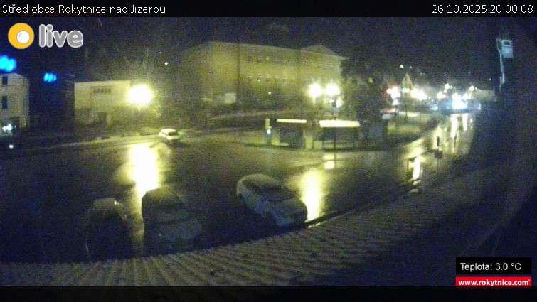 Město Rokytnice nad Jizerou - Střed obce Rokytnice nad Jizerou - 26.10.2025 v 20:00 Město Rokytnice nad Jizerou - Střed obce Rokytnice nad Jizerou - 26.10.2025 v 20:00