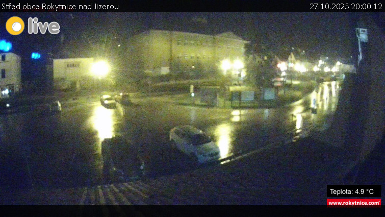 Město Rokytnice nad Jizerou - Střed obce Rokytnice nad Jizerou - 27.10.2025 v 20:00 Město Rokytnice nad Jizerou - Střed obce Rokytnice nad Jizerou - 27.10.2025 v 20:00