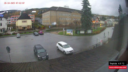Střed obce Rokytnice nad Jizerou