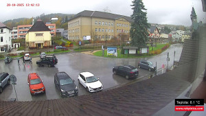 Město Rokytnice nad Jizerou - Střed obce Rokytnice nad Jizerou - 28.10.2025 v 12:45 Město Rokytnice nad Jizerou - Střed obce Rokytnice nad Jizerou - 28.10.2025 v 12:45