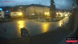 Střed obce Rokytnice nad Jizerou