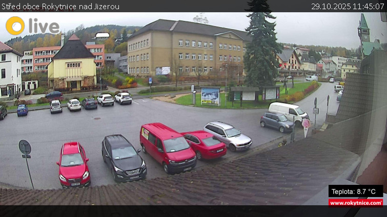 Město Rokytnice nad Jizerou - Střed obce Rokytnice nad Jizerou - 29.10.2025 v 11:45 Město Rokytnice nad Jizerou - Střed obce Rokytnice nad Jizerou - 29.10.2025 v 11:45
