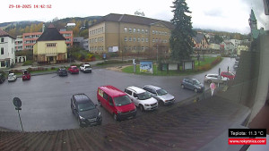 Město Rokytnice nad Jizerou - Střed obce Rokytnice nad Jizerou - 29.10.2025 v 13:45 Město Rokytnice nad Jizerou - Střed obce Rokytnice nad Jizerou - 29.10.2025 v 13:45