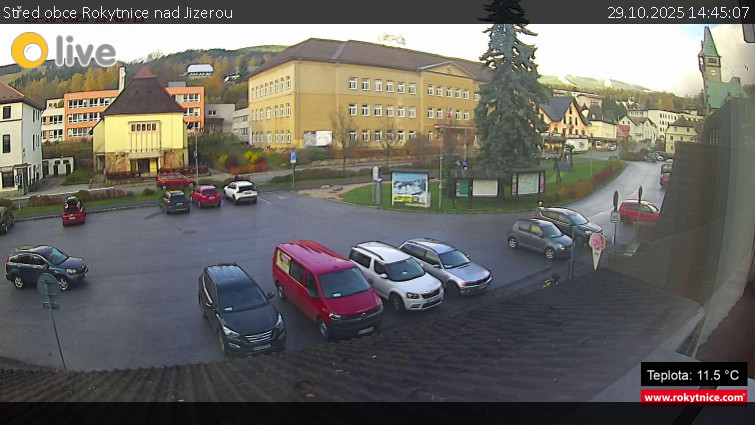 Město Rokytnice nad Jizerou - Střed obce Rokytnice nad Jizerou - 29.10.2025 v 14:45 Město Rokytnice nad Jizerou - Střed obce Rokytnice nad Jizerou - 29.10.2025 v 14:45