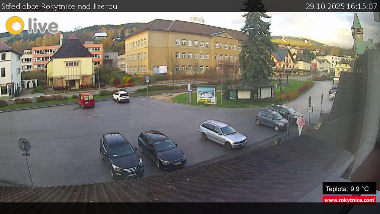 Město Rokytnice nad Jizerou - Střed obce Rokytnice nad Jizerou - 29.10.2025 v 16:15 Město Rokytnice nad Jizerou - Střed obce Rokytnice nad Jizerou - 29.10.2025 v 16:15