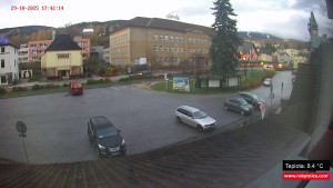 Město Rokytnice nad Jizerou - Střed obce Rokytnice nad Jizerou - 29.10.2025 v 16:45 Město Rokytnice nad Jizerou - Střed obce Rokytnice nad Jizerou - 29.10.2025 v 16:45