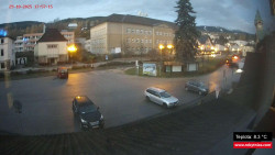 Střed obce Rokytnice nad Jizerou